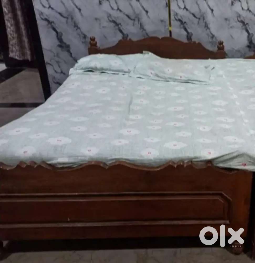 Wooden bed
