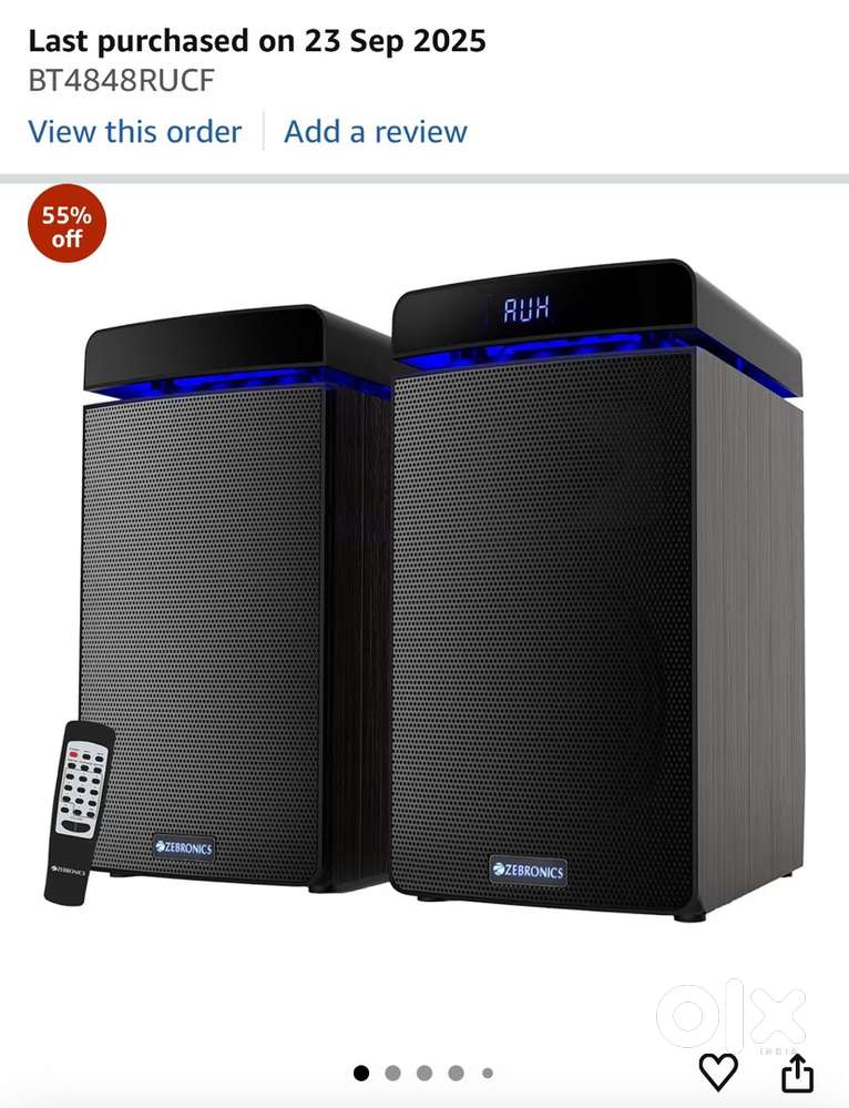 Zebronics speaker 80 watt