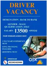 DRIVER VACANCY