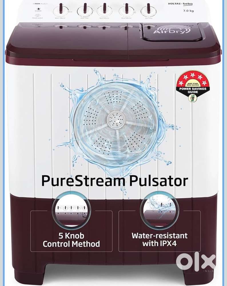 Voltas 7kg Semi-automatic Machine (6 months old)