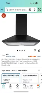 Kitchen Chimney - Elica Brand