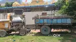 Swaraj Tractor with Carrier & Concrete Mixer Attachment