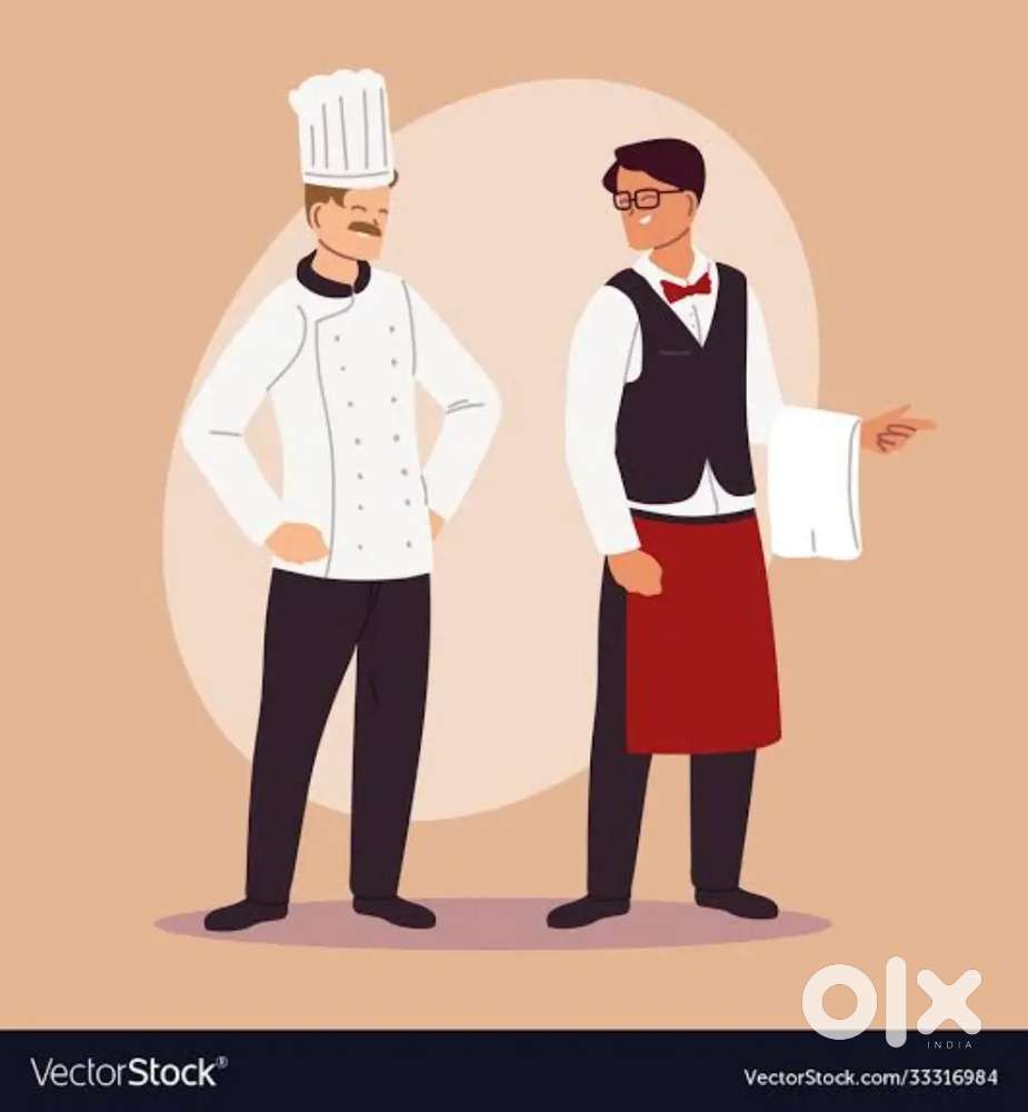 Male Waiter/ Helper Required / Cleaning Female stuff