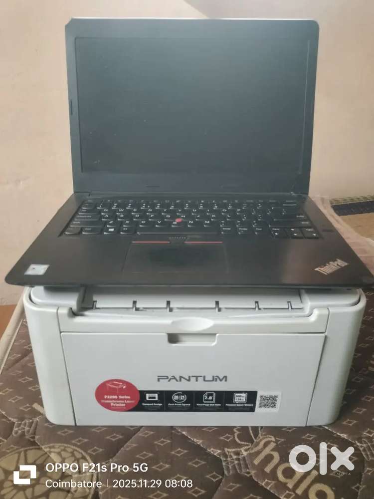 Lenovo ThinkPad E470 & Printer
