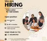 Hiring telecaller for real estate office fresher and experienced both