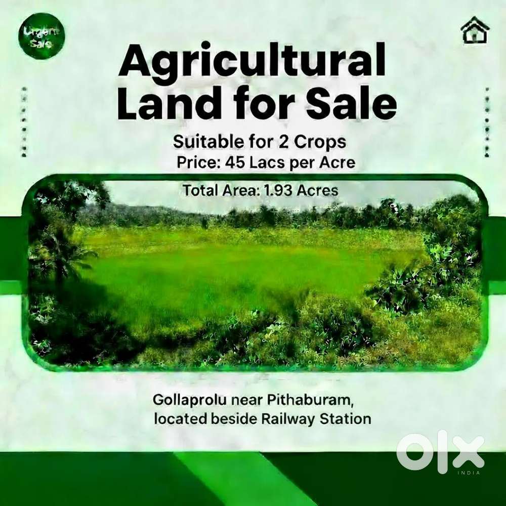 1.93 Acres Agricultural land for sale