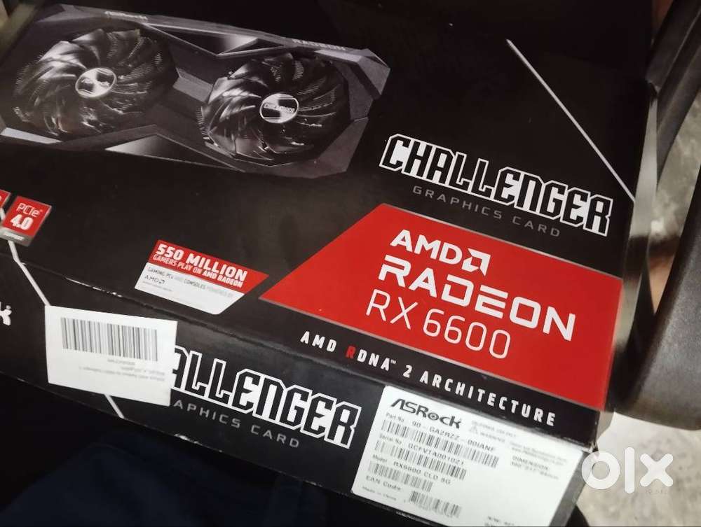 ASRock AMD Radeon Rx 6600 Challenger D 8Gb,pci_e_x16,gddr6