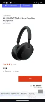 New sone WH-100XM5 headset