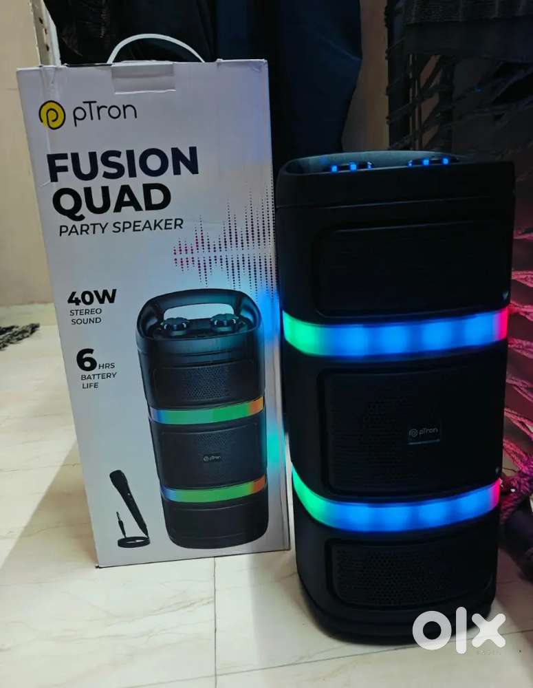 pTron Party Speaker with Mic 40w in Warranty