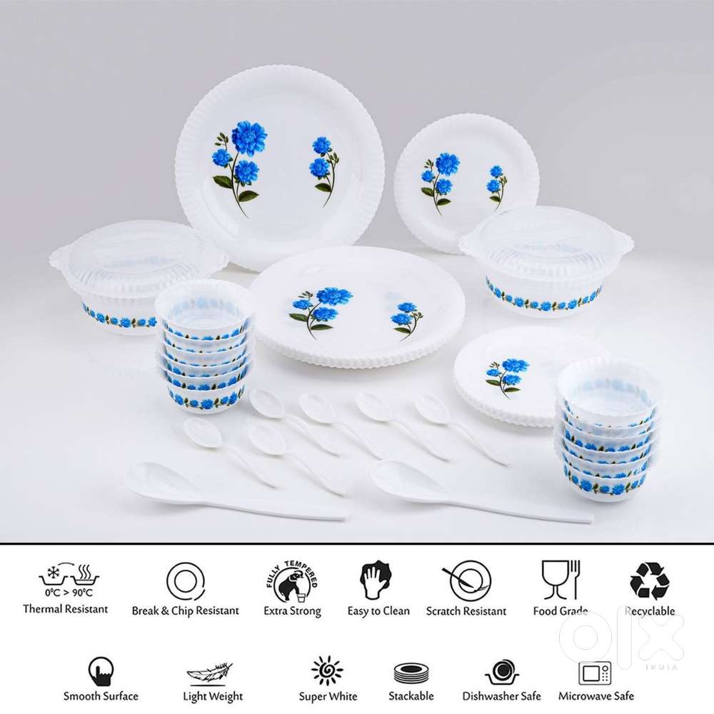 Plastic dinner set 36 pcs set