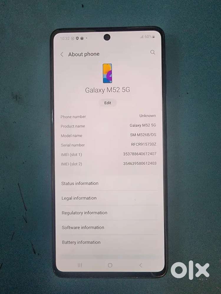 Samsung M52 5g