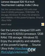 LENOVO IDEAPAD 320-151KB TOUCH