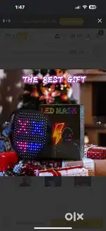 L.E.D. PARTY MASK