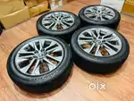 18” toyota innova hycross Zx oem  alloy wheels and goodyear tyres