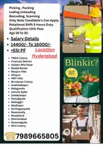 Wanted picker and packer jobs available in Banjara Hills location