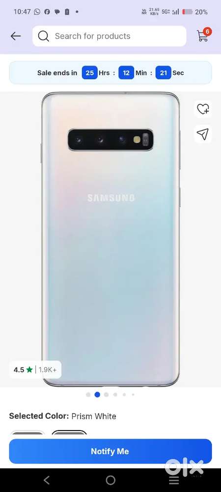 Samsung s10 (8/128)gb