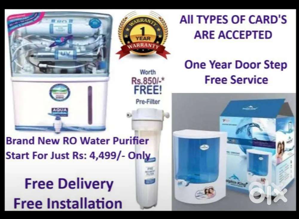 Brand New RO Water Purifier/ Filter Start For Just Rs 4,499 Only