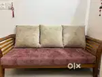Sagwan wooden sofa set