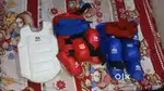 Full Karate Kit (Large) Blue (Brand New) + Red (Like New) + Carry Bag
