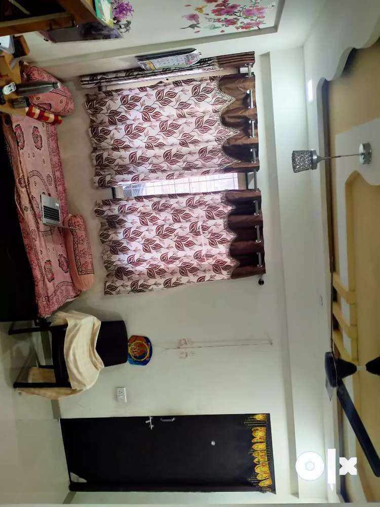 Urgent selling my 1BHK Flat. semi furnished with covered car parking