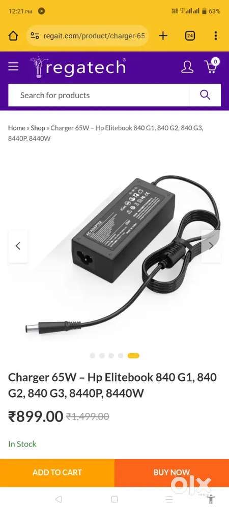 Hp loptop charger