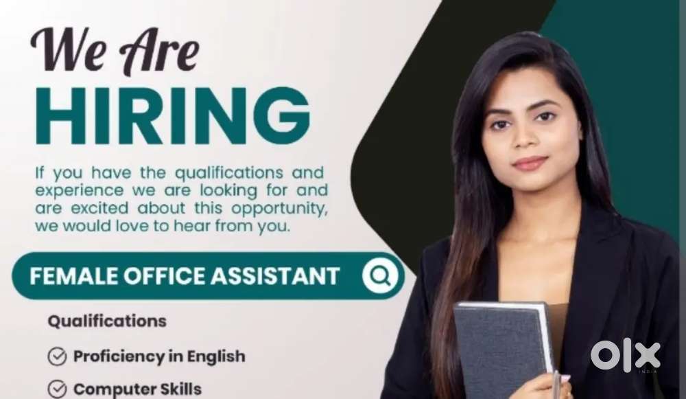 Female Office assistant jobs available