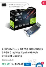 Graphic Crad Asus GT 710 GDDR5 2GB