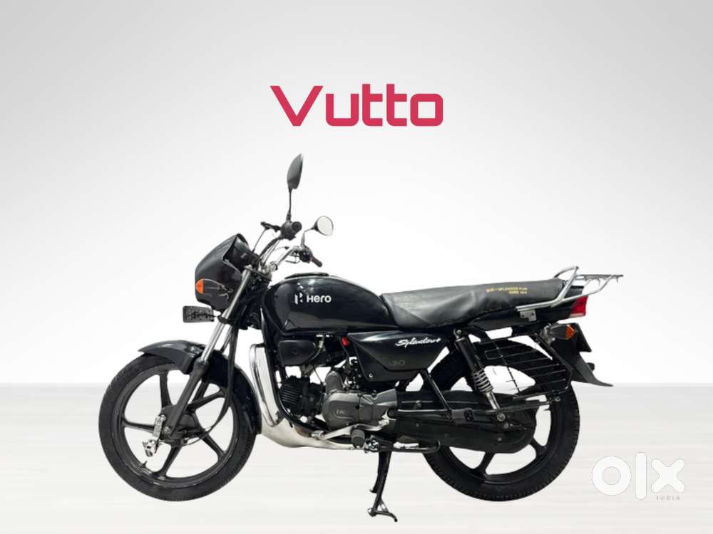 Hero Splendor Plus Self Alloy i3S (2258), 6MONTHS WARRANTY