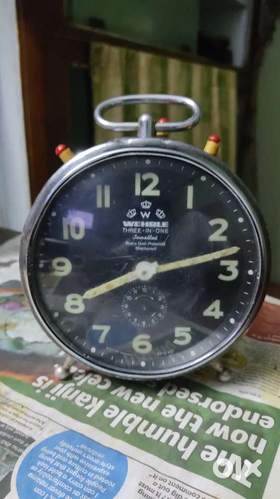 Wherle mechanical Alarm clock germany