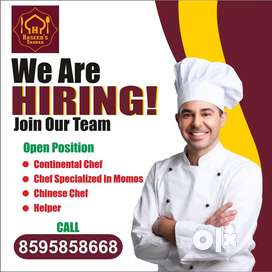 Chinese cook and helper opening in raj nagar extension