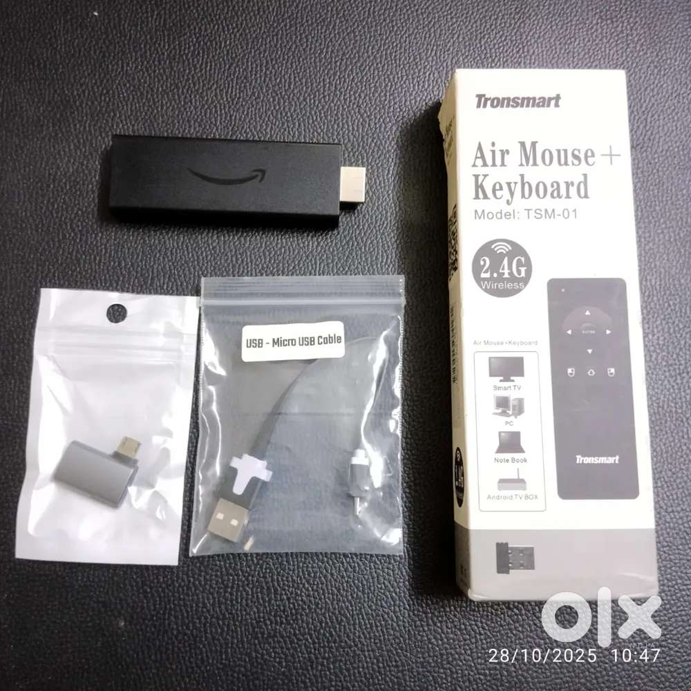 Amazon FireStick 3rd Gen Latest + USB Dongle + Advanced Keyboard Mouse