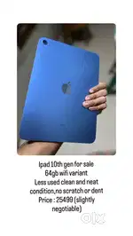 Ipad 10th generation 64gb wifi only