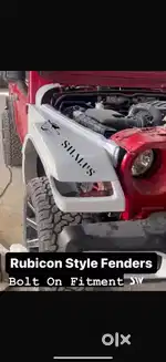 Mahindra Thar fender kit metal Wrangler style