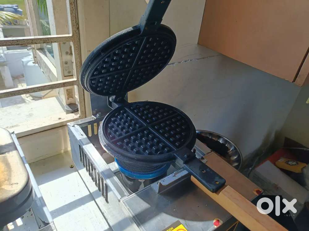 Food Cart With Battery and Waffles & Pancake Machine LPG