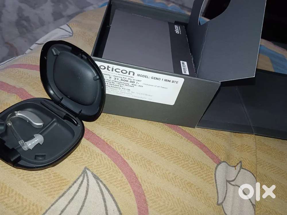 Oticon model: geno 1 mini BTE brand new condition