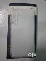 New Samsung A55 back cover (transparent) and screen protector