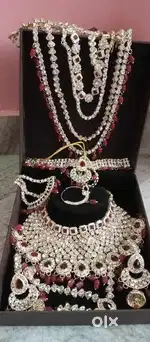A Bridal Wedding Lahanga and heavy Jewellery Purse For Sale