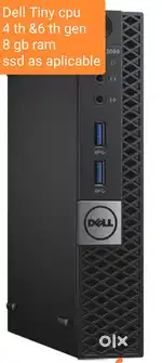 Desktops Dell/hp/lenevo all Tiny Desktop with warranty katihaar