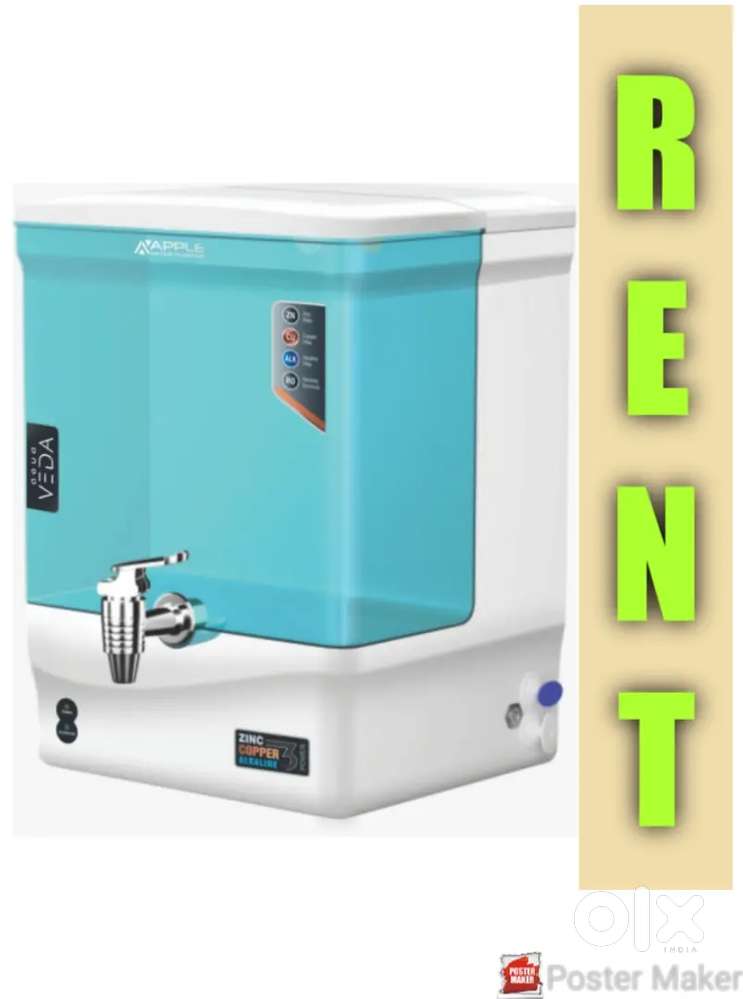 Water purifier available on rent