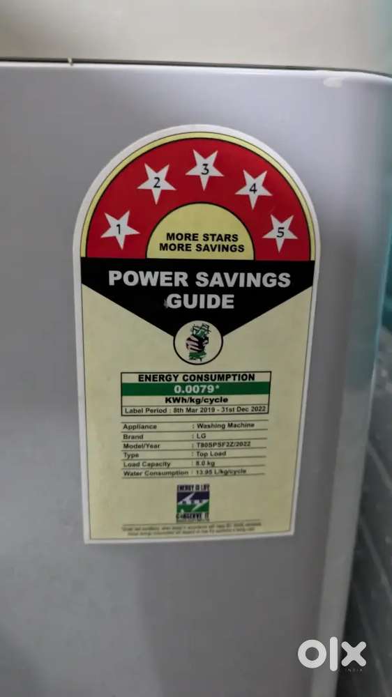 Top load fully automatic washing machine 8 kg