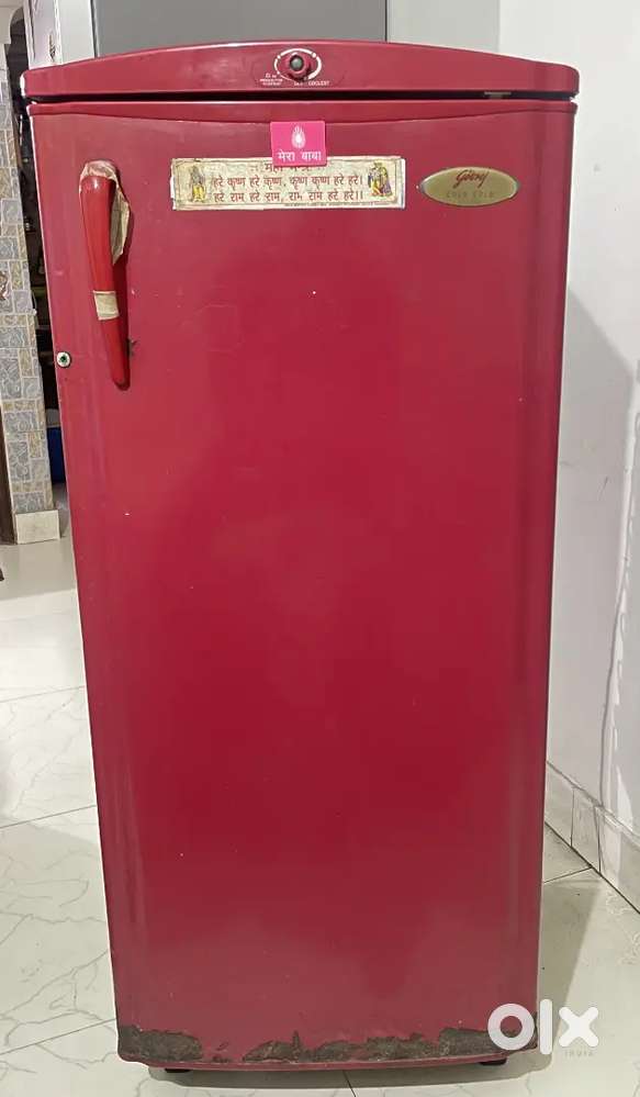 Godrej 215L Single Door Fridge - EXCELLENT Cooling - Red - Long Life!