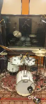 Pearl Export Exx series kit + Pearl HWP 535 hardware pack + hard case