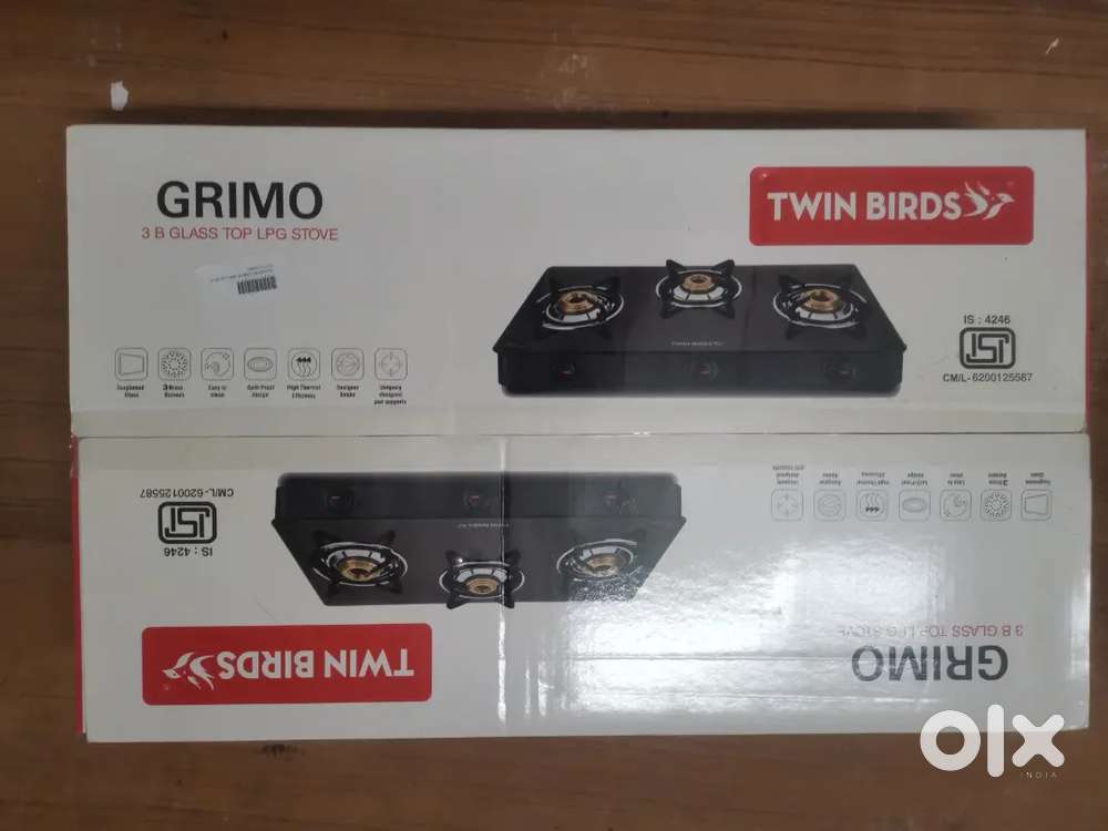 Gas stove 3 burner new