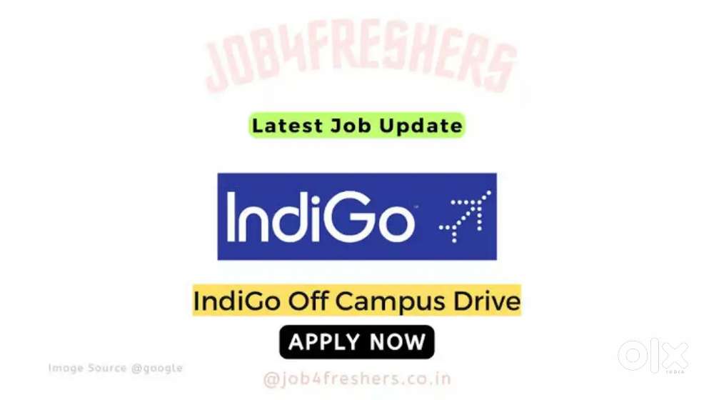 Indigo Airlines jobs /Vacancy for Airport Ground staf / Driver / Crew
