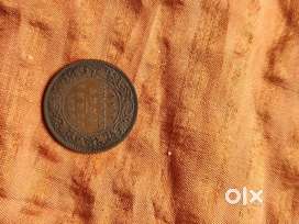 One quarter anna India 1936 coin