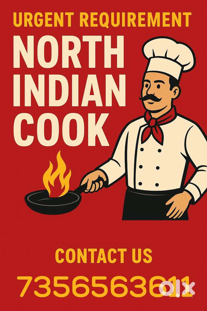 Urgent Requirement North Indian Cook
