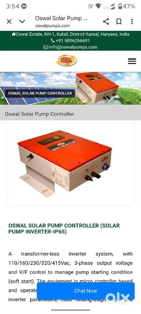 Solar Pump Controller 5KWA