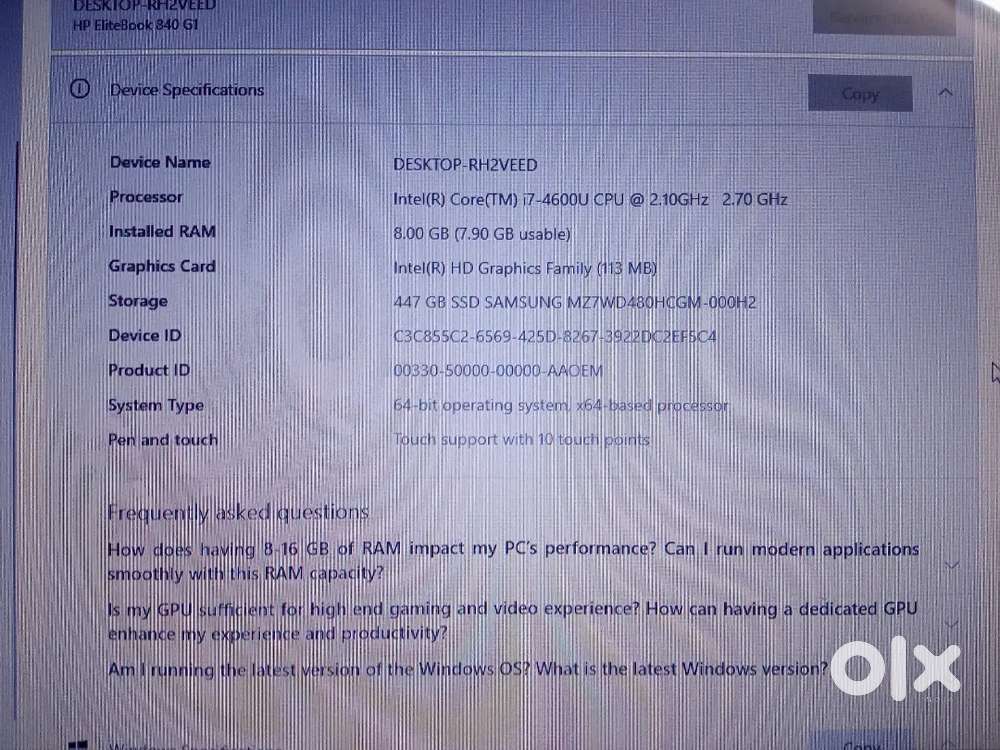 16gb ram DESKTOP -RH2VEED