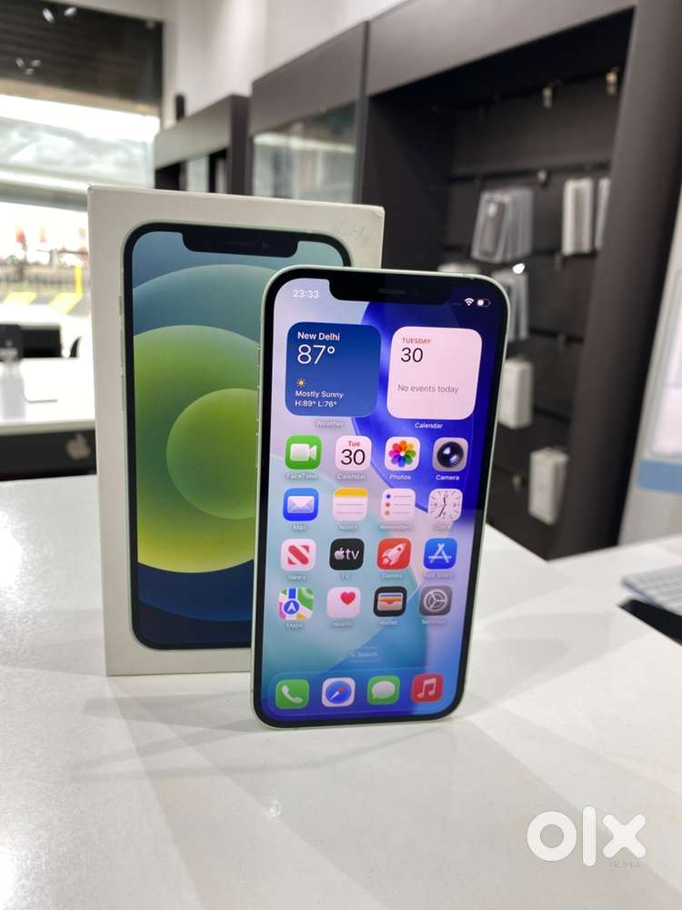IPhone 12 128gb green colour 95% battery with bill 3months warranty