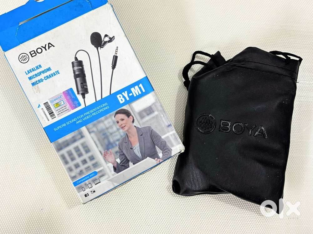 Unused Boya BY M1 and BY V2 Wireless mic for iphone